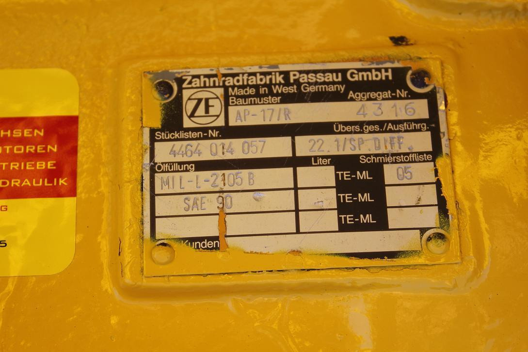 Hanomag 66 C - Axle and parts for Construction machinery: picture 5 Hanomag 66 C - Axle and parts for Construction machinery: picture 5