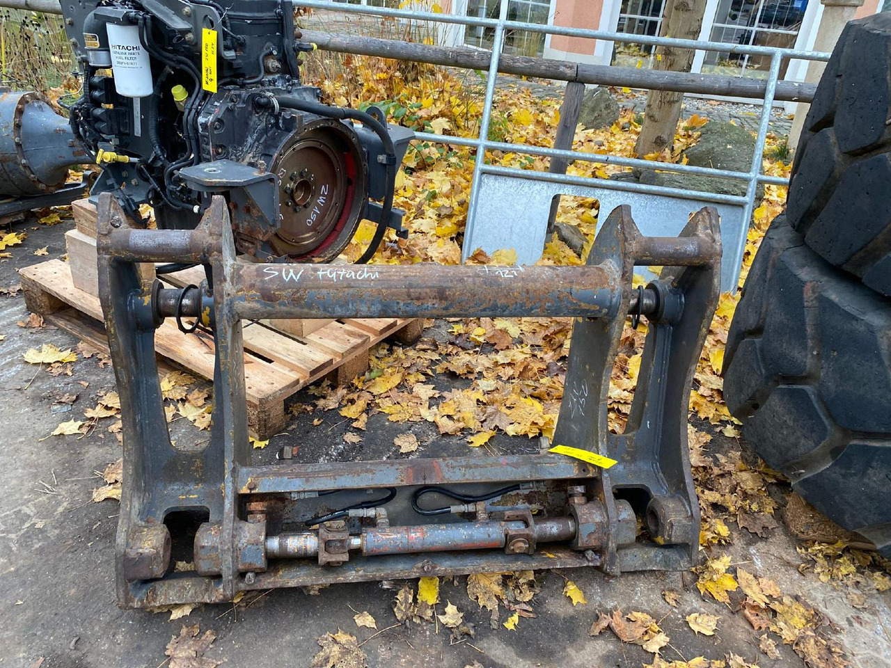 Hitachi ZW 150 - Quick coupler: picture 4 Hitachi ZW 150 - Quick coupler: picture 4