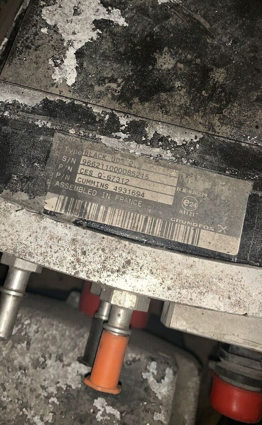 Cummins 4931694 DAF Black UDS 2.5 LF CF - Muffler/ Exhaust system for Truck: picture 1 Cummins 4931694 DAF Black UDS 2.5 LF CF - Muffler/ Exhaust system for Truck: picture 1