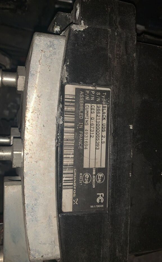 Cummins 4931694 DAF Black UDS 2.5 LF CF - Muffler/ Exhaust system for Truck: picture 2 Cummins 4931694 DAF Black UDS 2.5 LF CF - Muffler/ Exhaust system for Truck: picture 2