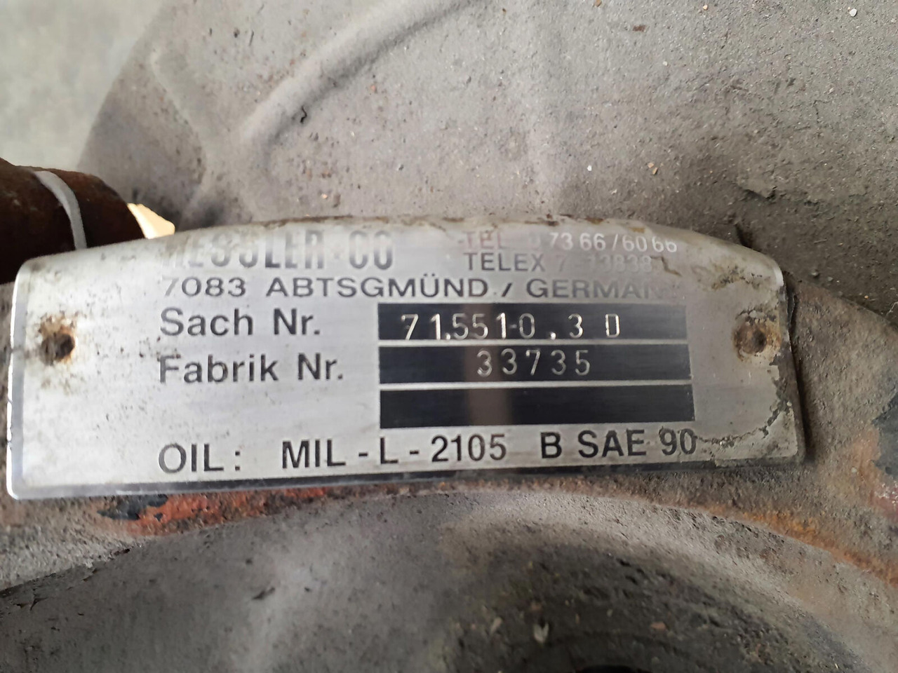 Krupp KMK 4070 Megatrak axle housing - Steering knuckle for Mobile crane: picture 5 Krupp KMK 4070 Megatrak axle housing - Steering knuckle for Mobile crane: picture 5