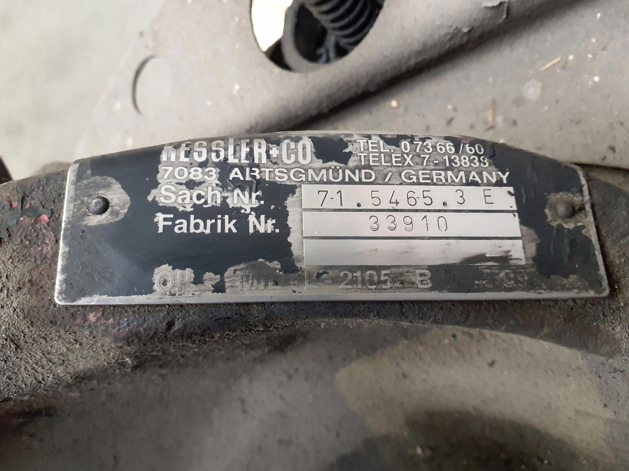 Krupp KMK 4070 Megatrak axle housing - Steering knuckle for Mobile crane: picture 5 Krupp KMK 4070 Megatrak axle housing - Steering knuckle for Mobile crane: picture 5