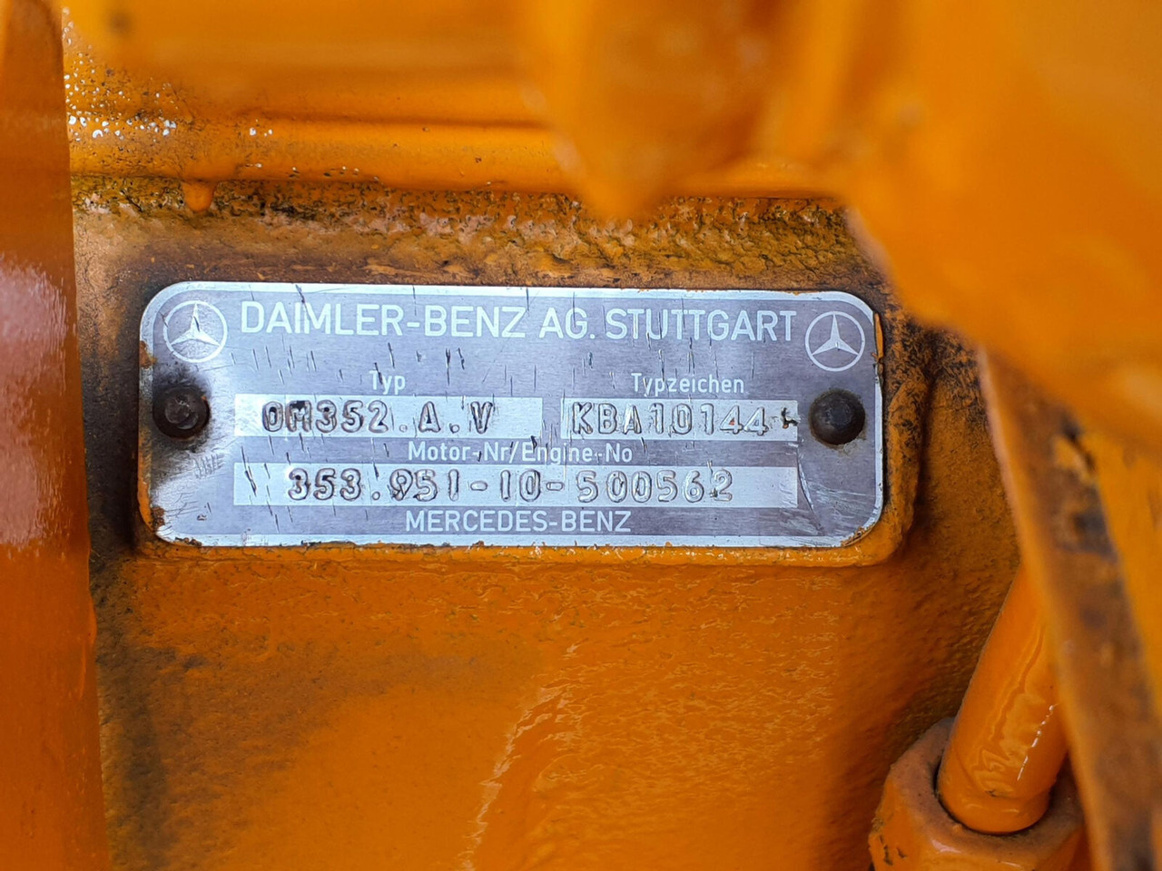 Mercedes-Benz HC 340 engine Mercedes OM 352 A - Engine for Mobile crane: picture 5 Mercedes-Benz HC 340 engine Mercedes OM 352 A - Engine for Mobile crane: picture 5