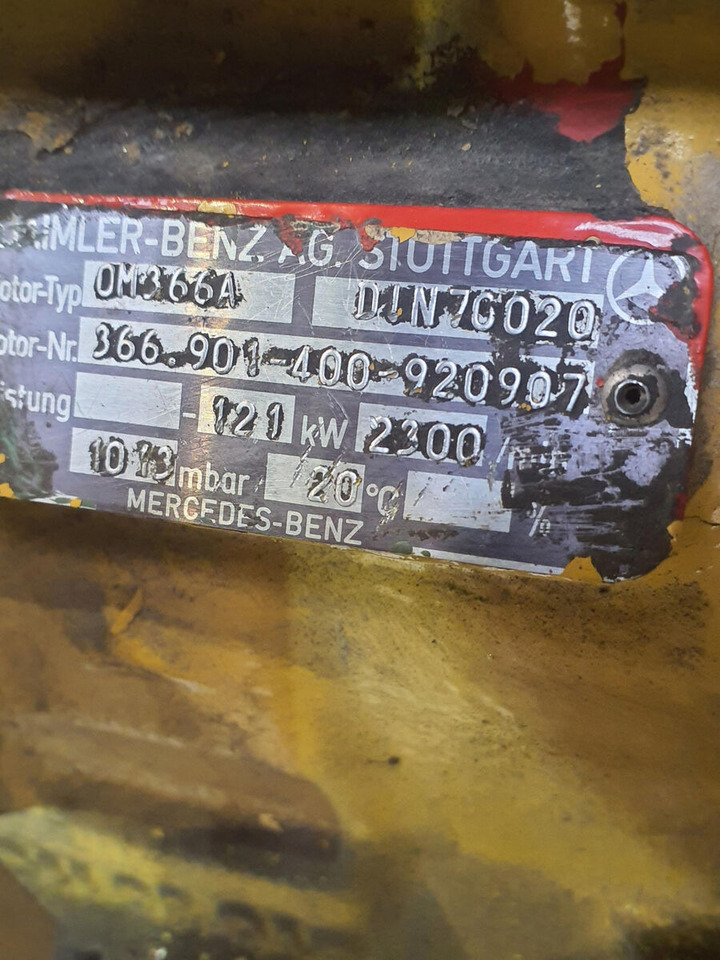 Mercedes-Benz KMK 5100 engine Mercedes OM 366 A - Engine for Mobile crane: picture 5 Mercedes-Benz KMK 5100 engine Mercedes OM 366 A - Engine for Mobile crane: picture 5