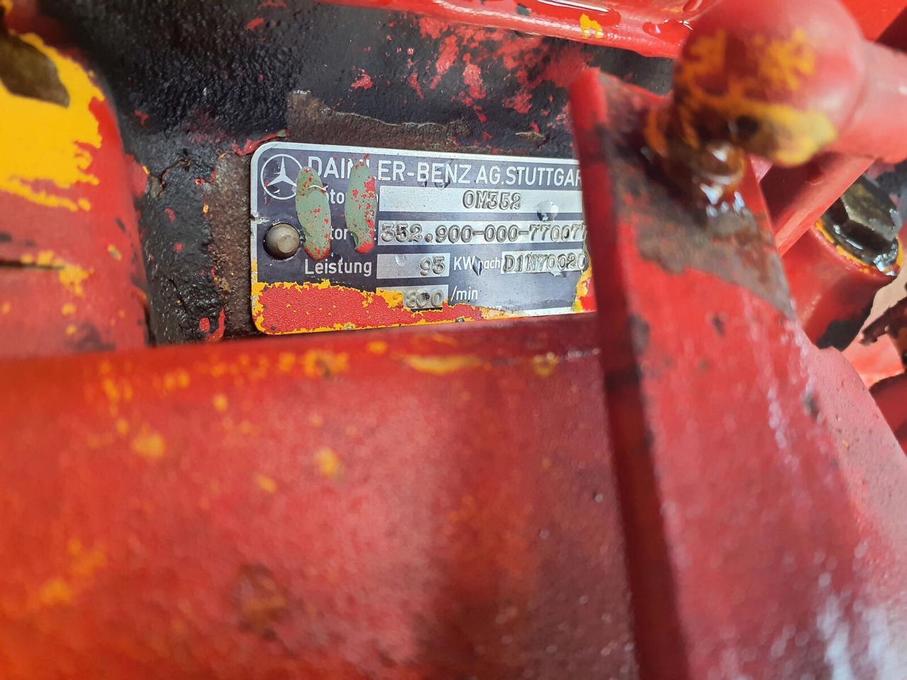 Mercedes-Benz LTM 1060 engine Mercedes OM 352 - Engine for Mobile crane: picture 5 Mercedes-Benz LTM 1060 engine Mercedes OM 352 - Engine for Mobile crane: picture 5