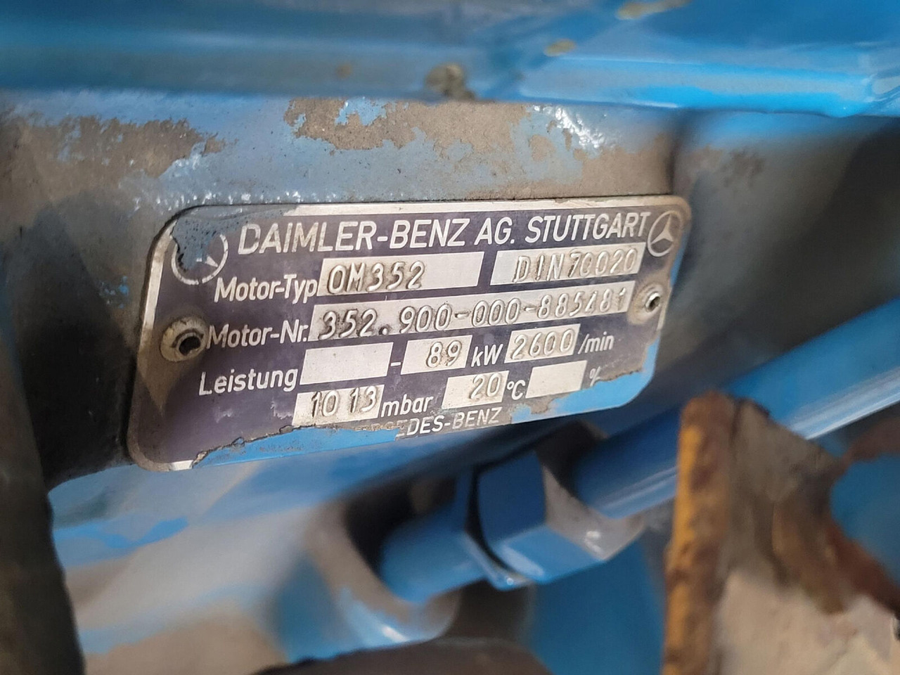 Mercedes-Benz LTM 1070 engine Mercedes OM 352 A - Engine for Mobile crane: picture 4 Mercedes-Benz LTM 1070 engine Mercedes OM 352 A - Engine for Mobile crane: picture 4