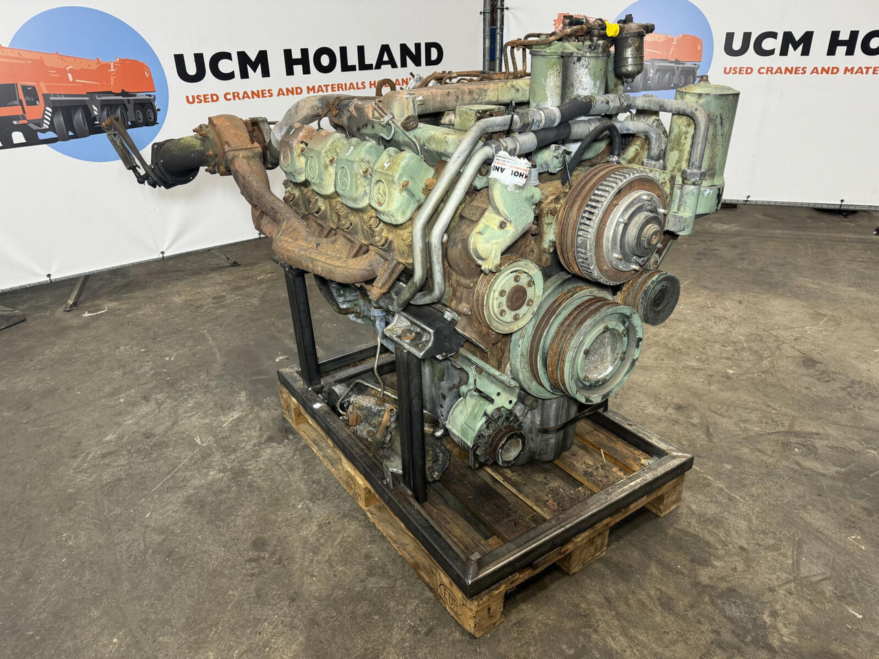 Mercedes-Benz Mercedes OM 442 A - Engine for Mobile crane: picture 1 Mercedes-Benz Mercedes OM 442 A - Engine for Mobile crane: picture 1