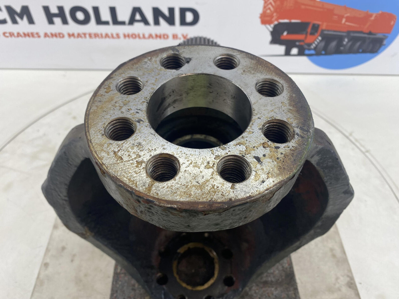 Steering knuckle for Mobile crane PPM 250 ATT Steering knuckle 16 holes axle 1: picture 7