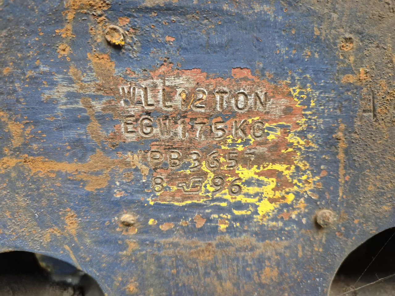 Hookblock 15mm 1 sheave 12 ton - Spare parts for Mobile crane: picture 4 Hookblock 15mm 1 sheave 12 ton - Spare parts for Mobile crane: picture 4