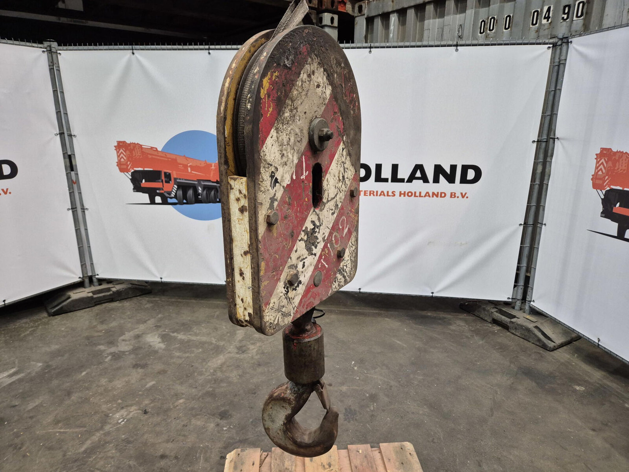 Spierings Hookblock 14mm 1 sheave - Spare parts for Mobile crane: picture 1 Spierings Hookblock 14mm 1 sheave - Spare parts for Mobile crane: picture 1