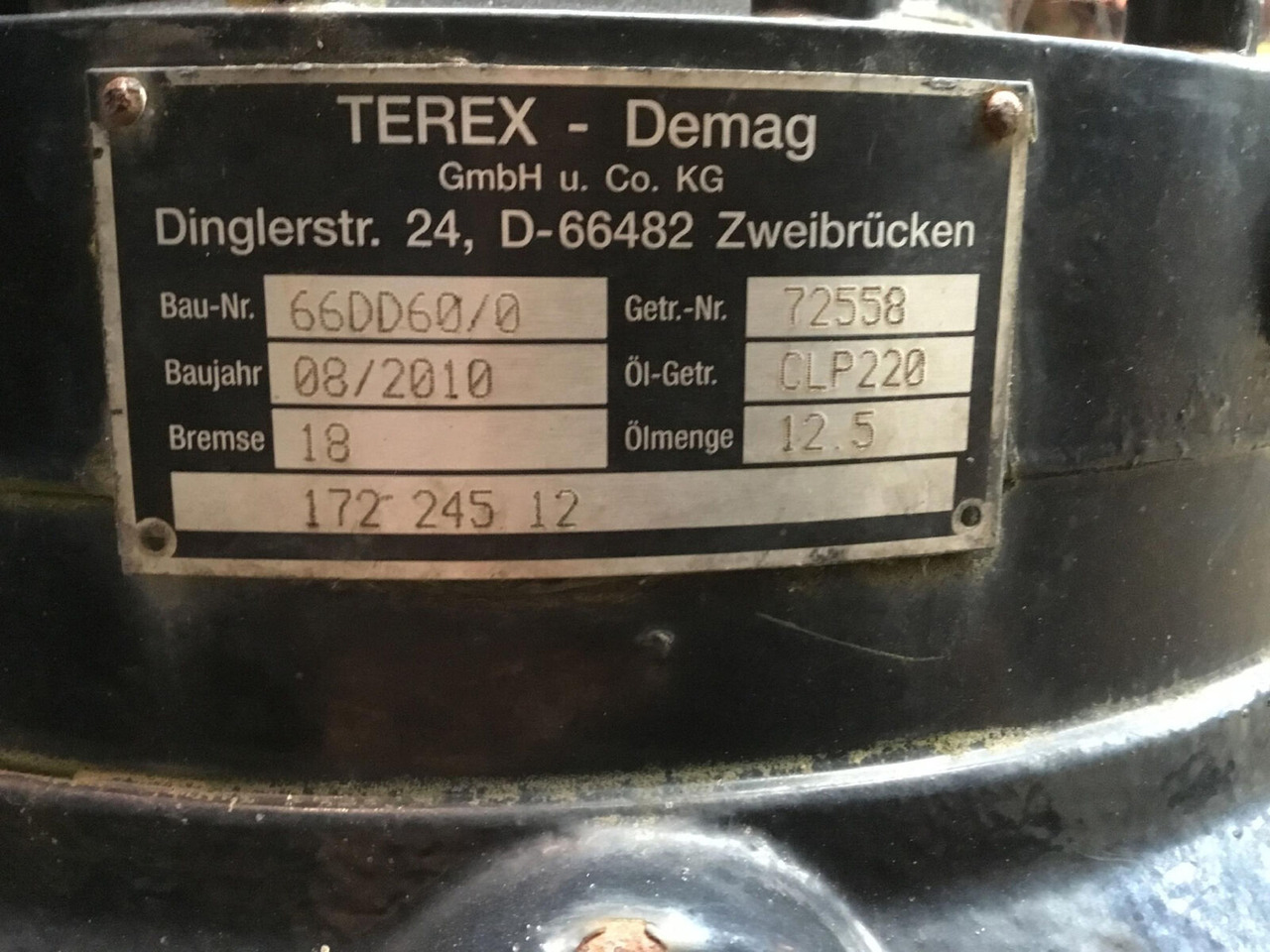 Terex AC 700 Slew gear - Swing motor for Mobile crane: picture 3 Terex AC 700 Slew gear - Swing motor for Mobile crane: picture 3
