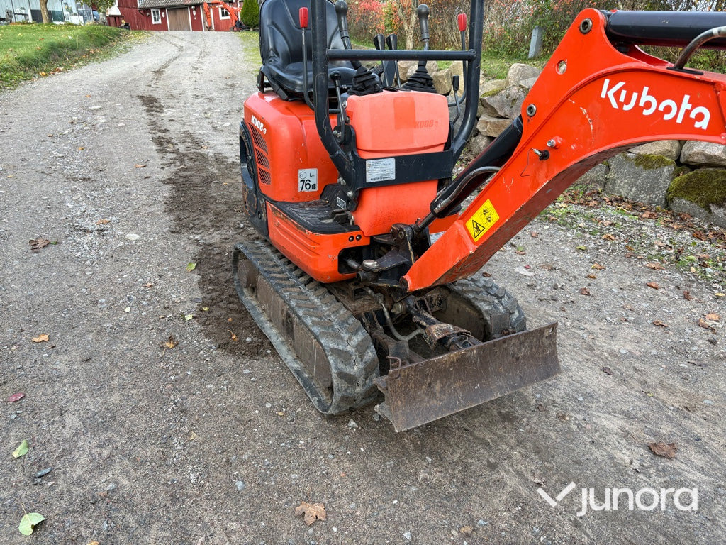 Mini excavator Minigrävare - Kubota, K008-3: picture 20
