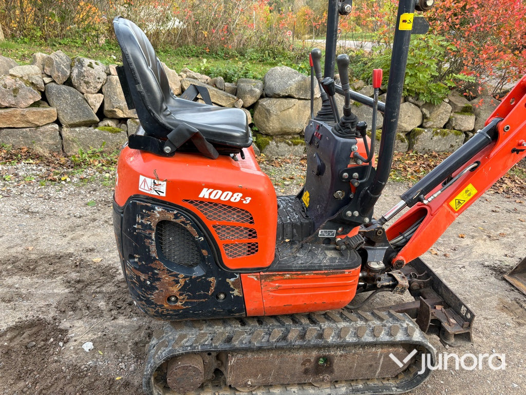 Mini excavator Minigrävare - Kubota, K008-3: picture 10