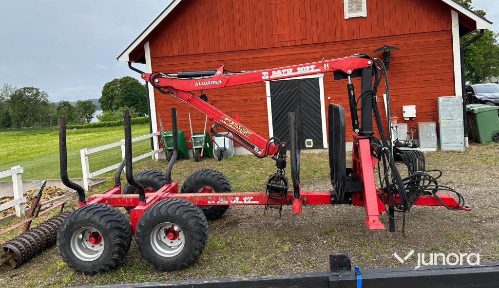 Patu 202 T – Skogsvagn med vinsch - Forestry trailer: picture 3 Patu 202 T – Skogsvagn med vinsch - Forestry trailer: picture 3