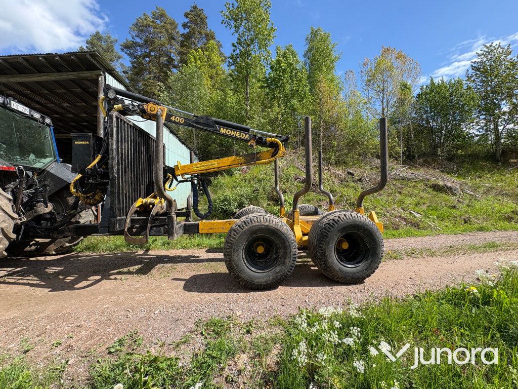 Skogsvagn - Moheda 120, med Moheda 400 kran - Forestry trailer: picture 3 Skogsvagn - Moheda 120, med Moheda 400 kran - Forestry trailer: picture 3