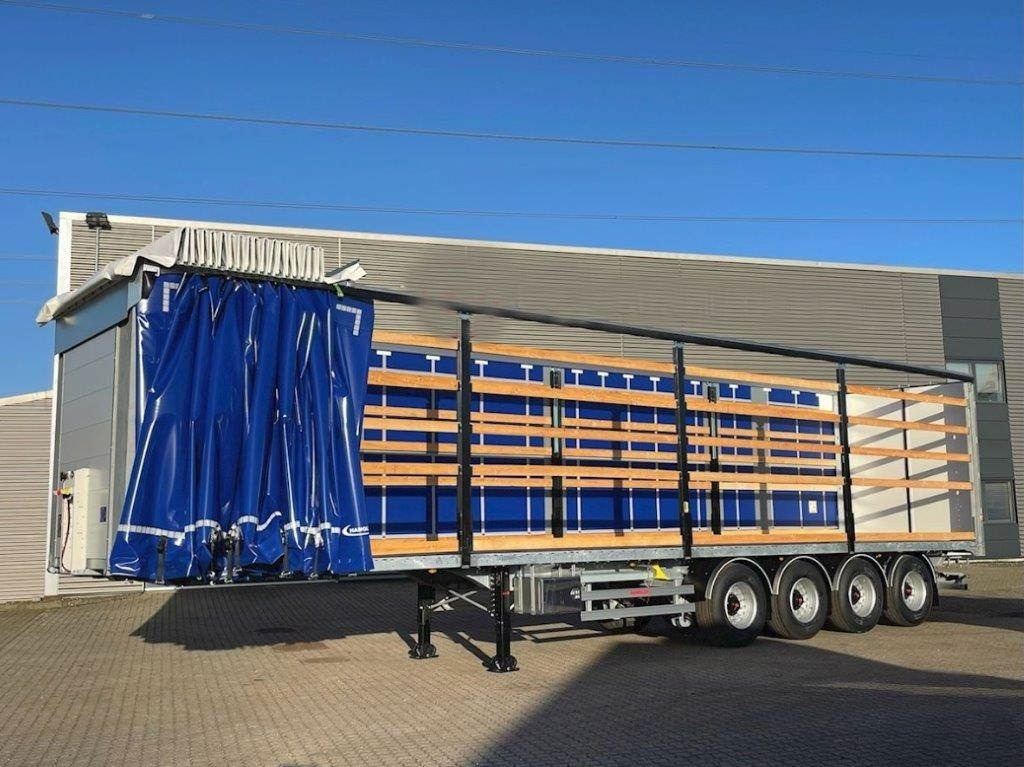 Hangler 4-aks Gardintrailer skydegardin DEMO - Curtainsider semi-trailer: picture 1 Hangler 4-aks Gardintrailer skydegardin DEMO - Curtainsider semi-trailer: picture 1