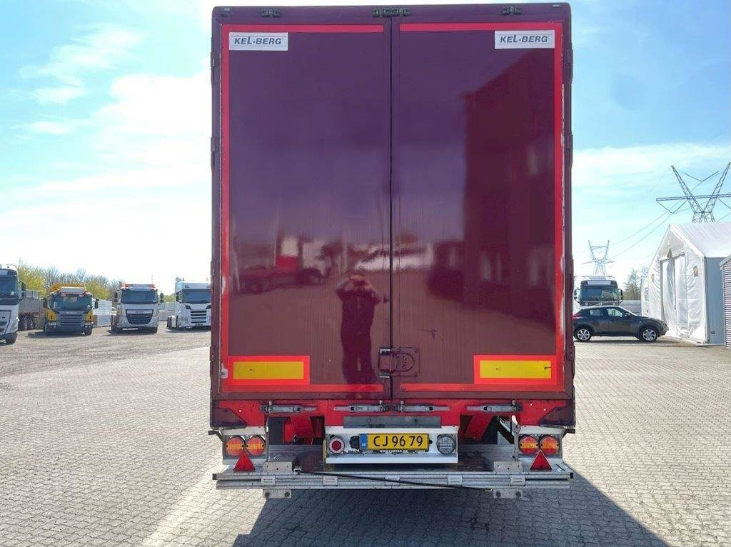 Closed box semi-trailer Kel-Berg 3-aks med folde-slædelift: picture 6