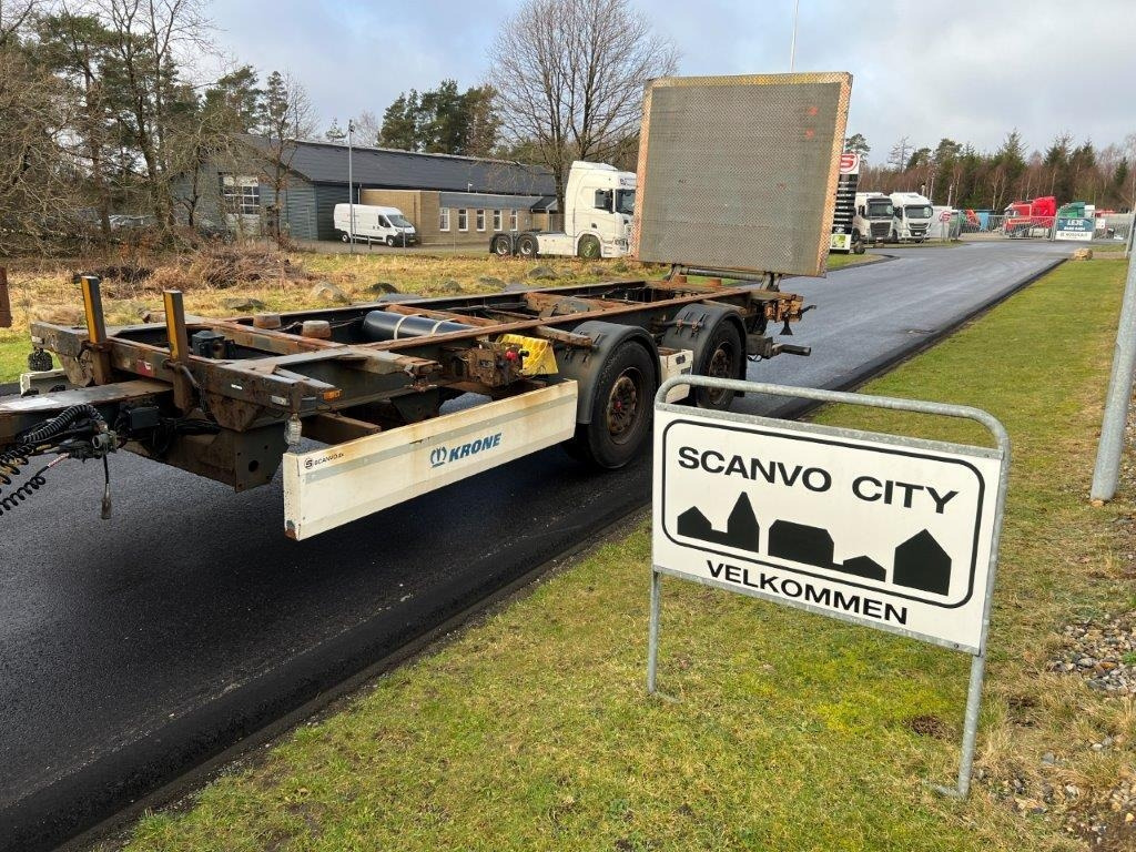 Krone ZZW 18 EL containerlåse - zepro lift  - Container transporter/ Swap body trailer: picture 1 Krone ZZW 18 EL containerlåse - zepro lift  - Container transporter/ Swap body trailer: picture 1