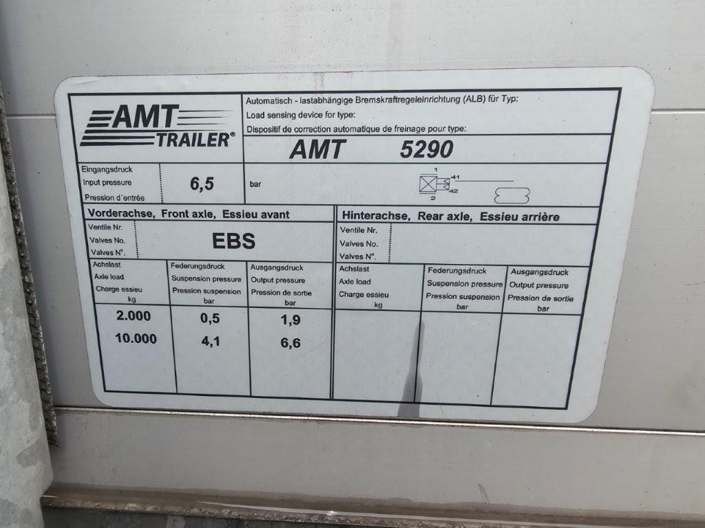 Curtainsider semi-trailer MTDK CI200 - 13,6 mtr - lodretstående lift: picture 22