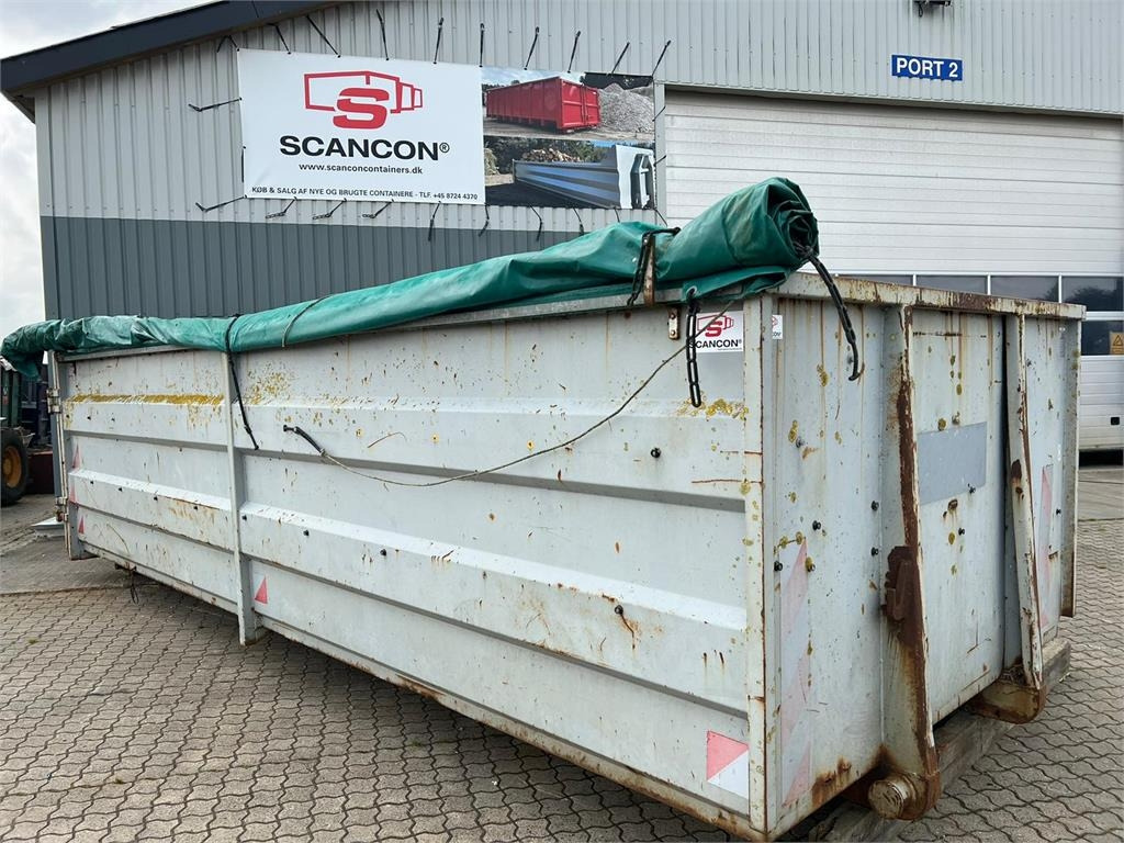 Scancon 6000 mm - 20m3 - Bagdøre + Rullepresenning - Flatbed body: picture 1 Scancon 6000 mm - 20m3 - Bagdøre + Rullepresenning - Flatbed body: picture 1