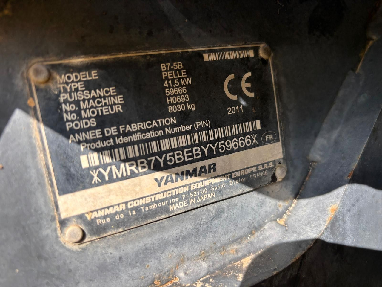 Mini excavator Yanmar B7 Sigma. 3 Löffel.: picture 15