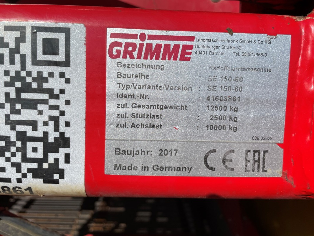 Grimme SE 150-60 UB - Harvester: picture 2 Grimme SE 150-60 UB - Harvester: picture 2