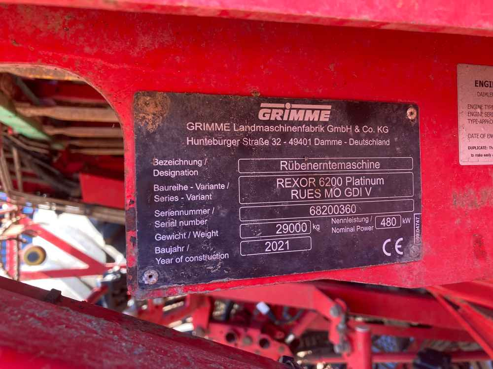 Grimme Grimme Rexor 620 Self-Propelled Sugarbeet Harvester - Soil tillage equipment: picture 2 Grimme Grimme Rexor 620 Self-Propelled Sugarbeet Harvester - Soil tillage equipment: picture 2