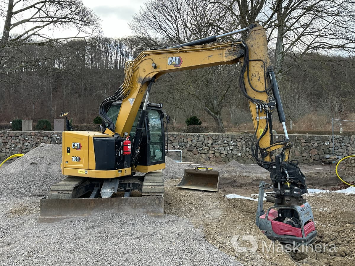 Grävmaskin CAT 308 CR Next Gen + 5 redskap - Crawler excavator: picture 1 Grävmaskin CAT 308 CR Next Gen + 5 redskap - Crawler excavator: picture 1