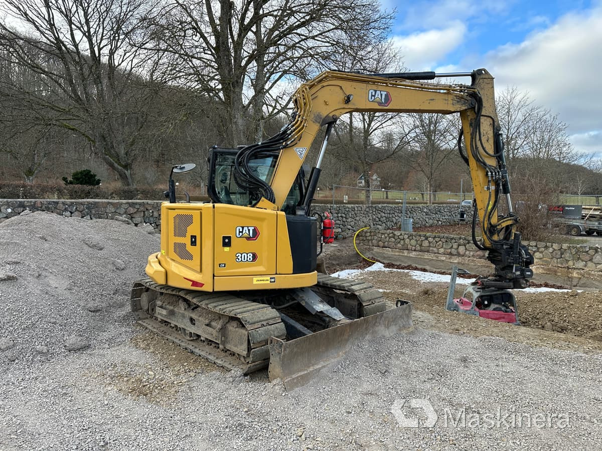 Grävmaskin CAT 308 CR Next Gen + 5 redskap - Crawler excavator: picture 2 Grävmaskin CAT 308 CR Next Gen + 5 redskap - Crawler excavator: picture 2