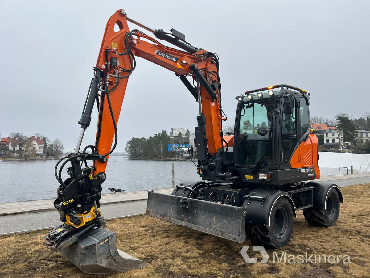 Hjulgrävare Develon DX100W-7 - Crawler excavator: picture 1 Hjulgrävare Develon DX100W-7 - Crawler excavator: picture 1