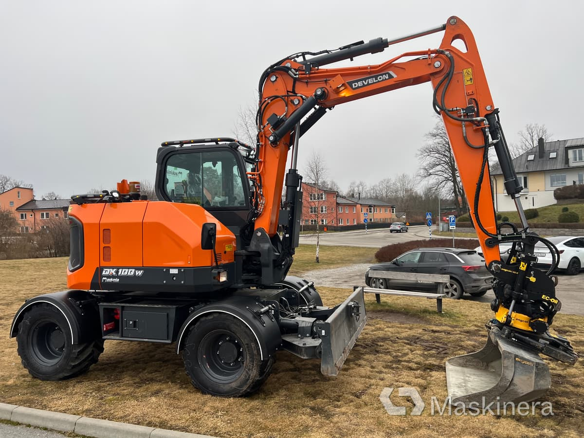Hjulgrävare Develon DX100W-7 - Crawler excavator: picture 4 Hjulgrävare Develon DX100W-7 - Crawler excavator: picture 4