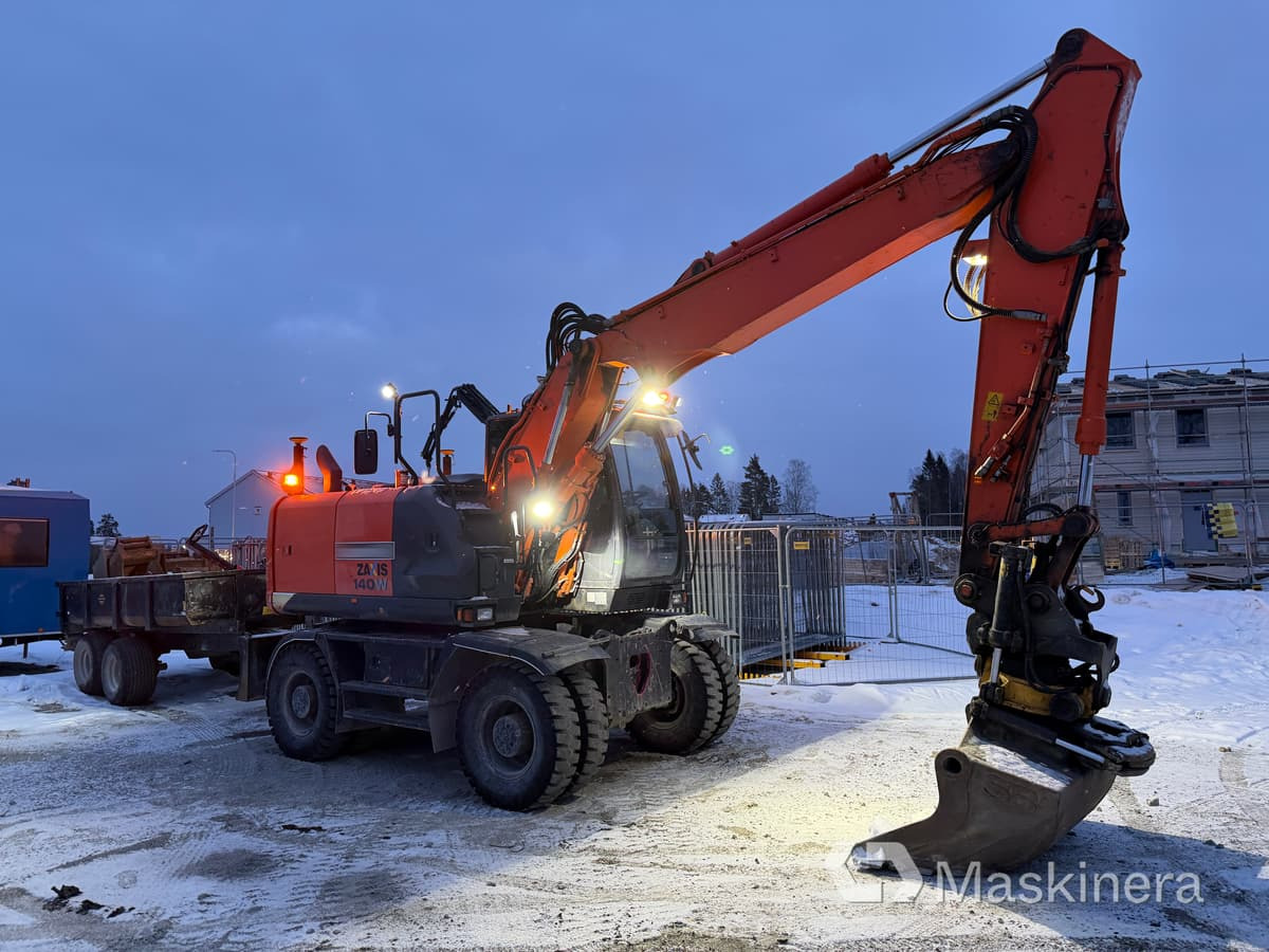 Hjulgrävare Hitachi ZX140W-5B med tillbehör - Crawler excavator: picture 3 Hjulgrävare Hitachi ZX140W-5B med tillbehör - Crawler excavator: picture 3