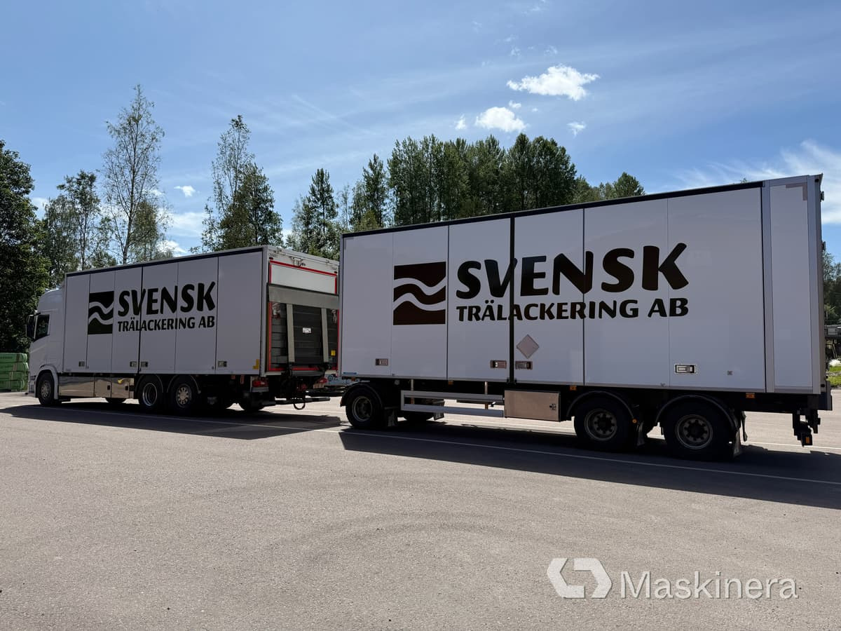 Skåpekipage Scania R500 med kran - Box truck: picture 5 Skåpekipage Scania R500 med kran - Box truck: picture 5