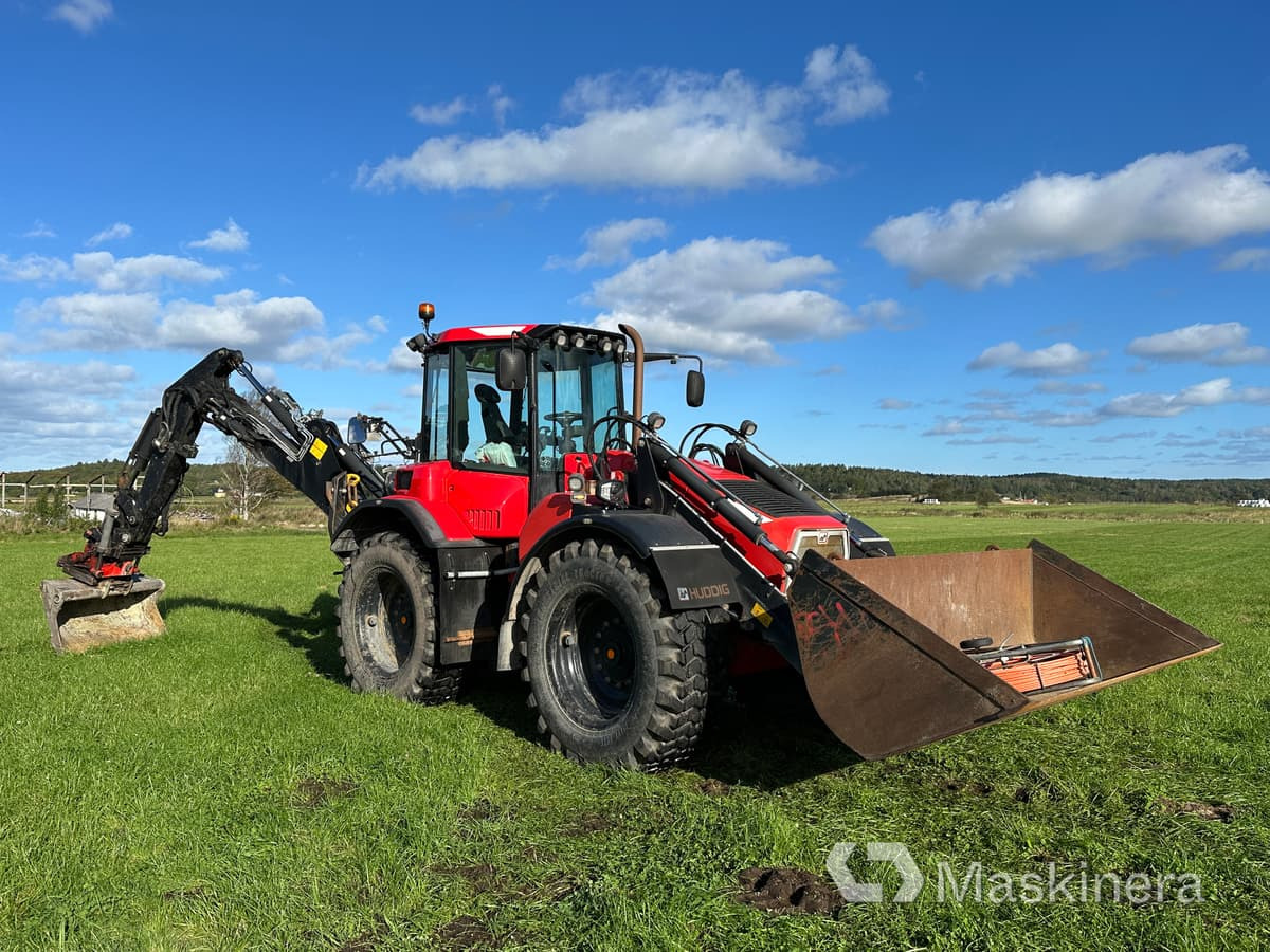 Traktorgrävare Hudding 1260C med Waldung dumpervagn - Backhoe loader: picture 1 Traktorgrävare Hudding 1260C med Waldung dumpervagn - Backhoe loader: picture 1