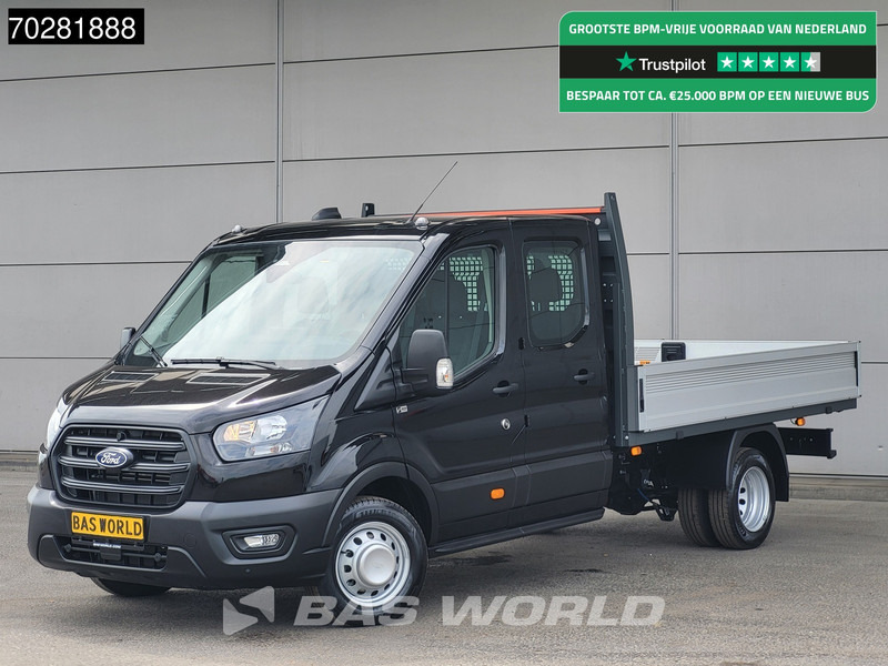 Ford Transit 170pk Automaat Dubbel Cabine 3500kg Trekhaak Open Laadbak Pritsche SYNC4 scherm CarPlay Camera Airco Trekhaak Cruise control - Open body delivery van: picture 1 Ford Transit 170pk Automaat Dubbel Cabine 3500kg Trekhaak Open Laadbak Pritsche SYNC4 scherm CarPlay Camera Airco Trekhaak Cruise control - Open body delivery van: picture 1