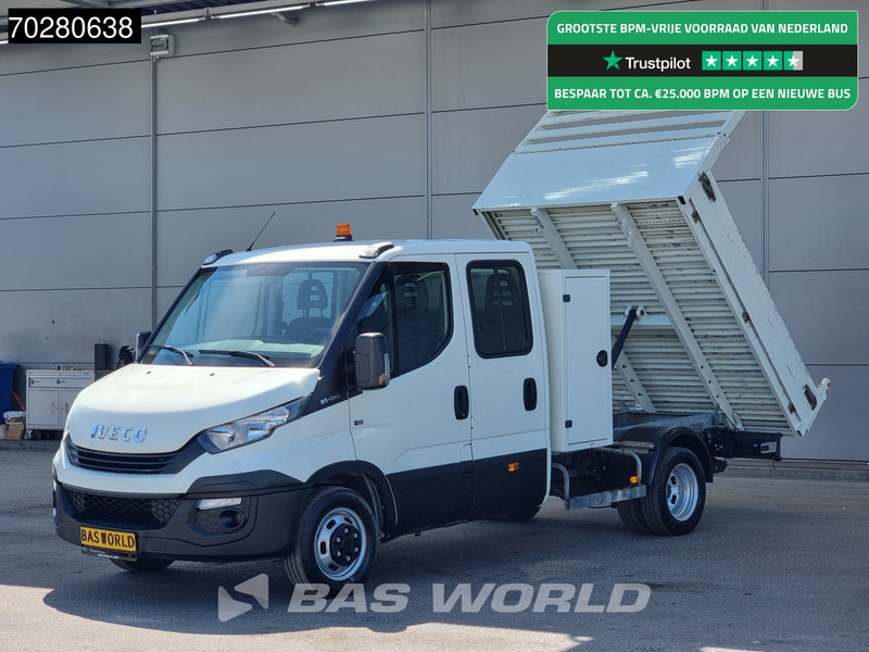Iveco Daily 35C12 Kipper met Kist Dubbel Cabine Dubbellucht 3,5t Trekhaak Airco Euro6 Tipper Benne Kieper Airco Dubbel cabine Trekhaak - Tipper van: picture 1 Iveco Daily 35C12 Kipper met Kist Dubbel Cabine Dubbellucht 3,5t Trekhaak Airco Euro6 Tipper Benne Kieper Airco Dubbel cabine Trekhaak - Tipper van: picture 1