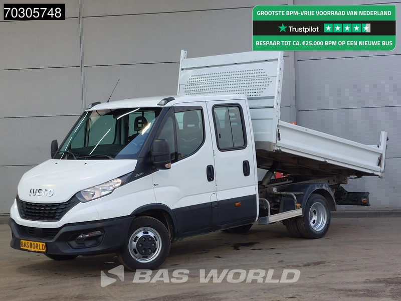 Iveco Daily 35C14 Kipper Dubbel Cabine Dubbellucht 3,5t Trekhaak Airco Cruise Euro6 Tipper Benne Kieper Airco Trekhaak Cruise control - Tipper van: picture 1 Iveco Daily 35C14 Kipper Dubbel Cabine Dubbellucht 3,5t Trekhaak Airco Cruise Euro6 Tipper Benne Kieper Airco Trekhaak Cruise control - Tipper van: picture 1