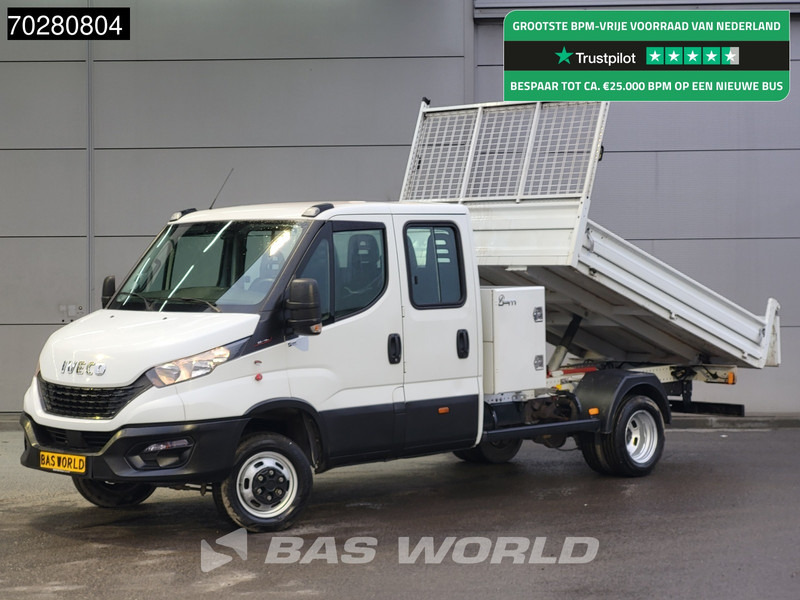 Iveco Daily 35C16 3.0L Kipper Dubbel Cabine met Kist 3,5t trekhaak Dubbellucht Navi Airco Cruise Tipper Benne Kieper Airco Dubbel cabine Tre - Tipper van: picture 1 Iveco Daily 35C16 3.0L Kipper Dubbel Cabine met Kist 3,5t trekhaak Dubbellucht Navi Airco Cruise Tipper Benne Kieper Airco Dubbel cabine Tre - Tipper van: picture 1