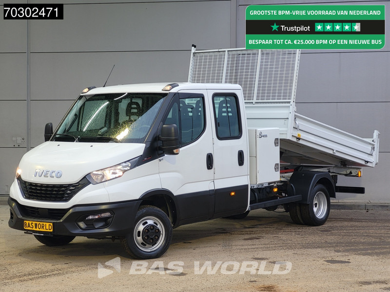 Iveco Daily 35C16 3.0L Kipper met Kist Dubbel Cabine Dubbellucht 3,5t Trekhaak 160PK Airco Cruise Euro6 Tipper Benne Kieper Airco Trekhaak C - Tipper van: picture 1 Iveco Daily 35C16 3.0L Kipper met Kist Dubbel Cabine Dubbellucht 3,5t Trekhaak 160PK Airco Cruise Euro6 Tipper Benne Kieper Airco Trekhaak C - Tipper van: picture 1