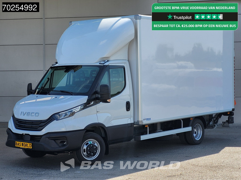 New Box van Iveco Daily 35C18 3.0L Automaat Luchtvering Zijdeur Laadklep Bakwagen Navi LED Koffer Gesloten laadbak Bakwagen 22m3 Airco Cruise control: picture 1