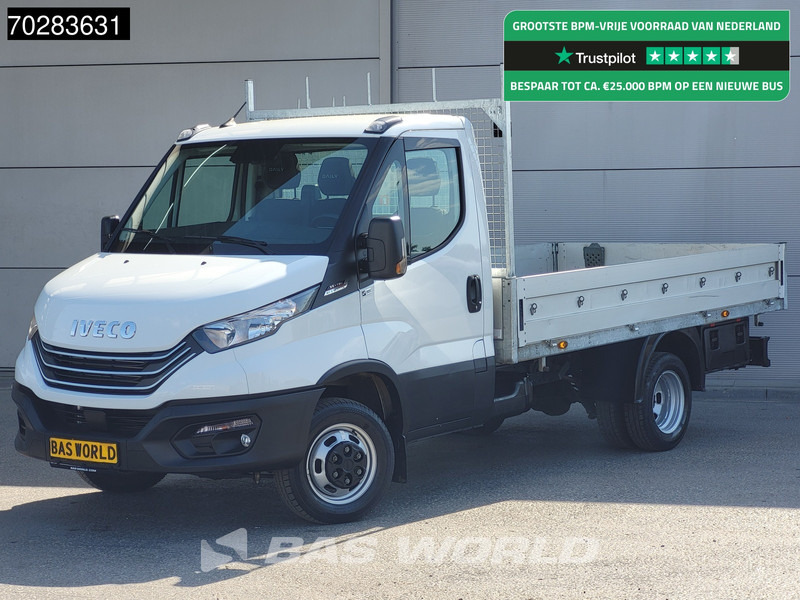 Iveco Daily 35C18 3.0L Open Laadbak Dubbellucht 3,5t Trekhaak Airco Cruise Camera Parkeersensoren Euro6 Meubelbak Koffer Airco Trekhaak Crui - Open body delivery van: picture 1 Iveco Daily 35C18 3.0L Open Laadbak Dubbellucht 3,5t Trekhaak Airco Cruise Camera Parkeersensoren Euro6 Meubelbak Koffer Airco Trekhaak Crui - Open body delivery van: picture 1