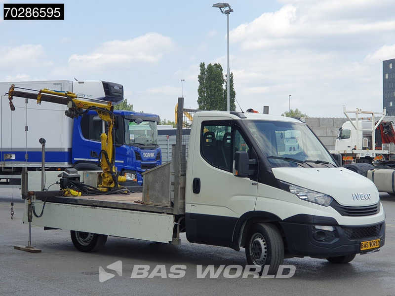 Iveco Daily 35S14 Open Laadbak Kraanwagen Hyva HA15 Euro6 3,5t Trekhaak Crane Kranwagen Pritsche Pickup Open Box Trekhaak - Open body delivery van: picture 2 Iveco Daily 35S14 Open Laadbak Kraanwagen Hyva HA15 Euro6 3,5t Trekhaak Crane Kranwagen Pritsche Pickup Open Box Trekhaak - Open body delivery van: picture 2