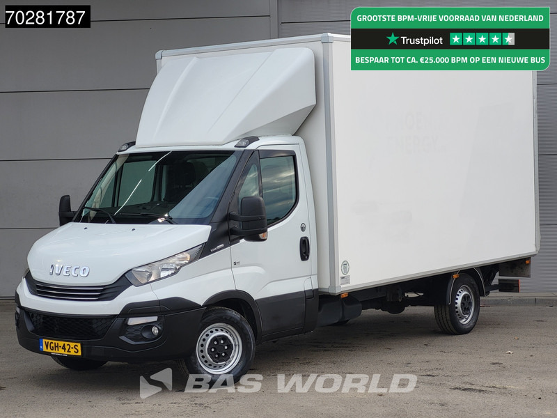 Box van Iveco Daily 35S18 3.0L Laadklep Bakwagen Airco Lat om Lat Euro6 Meubelbak Koffer 20m3 Airco: picture 1