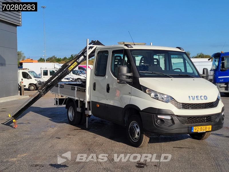 Iveco Daily 50C17 3,0L Automaat 170PK HIAB 017T-2 DC Open laadbak Dubbellucht Airco Euro6 Pickup Crane Kraanwagen Kranwagen Pritsche Airco D - Open body delivery van: picture 2 Iveco Daily 50C17 3,0L Automaat 170PK HIAB 017T-2 DC Open laadbak Dubbellucht Airco Euro6 Pickup Crane Kraanwagen Kranwagen Pritsche Airco D - Open body delivery van: picture 2