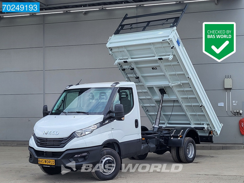 Tipper van Iveco Daily 72C21 3 Zijdige Kipper Automaat Dubbel Cabine 3500kg trekhaak Airco Tipper Benne Kieper Airco Trekhaak Cruise control: picture 1