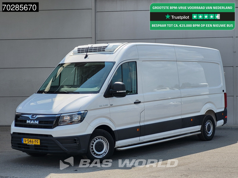 Refrigerated van MAN TGE 3.140 Bi Temp Koelwagen Vriezer Themo King V-300 MAX Airco Euro6 Koel Koeler Vries Kühler Kühl Kühlwagen Frigo 12m3 Airco Cruise contr: picture 1