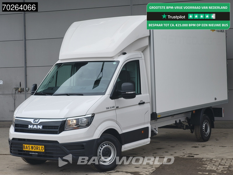 MAN TGE 3.140 Nieuw! Bakwagen Airco Bakwagen 10,4inch-Display Euro6 Meubelbak Koffer 17m3 Airco - Box van: picture 1 MAN TGE 3.140 Nieuw! Bakwagen Airco Bakwagen 10,4inch-Display Euro6 Meubelbak Koffer 17m3 Airco - Box van: picture 1