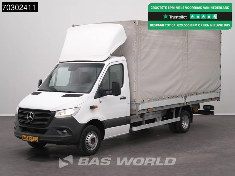 Mercedes-Benz Sprinter 519 CDI 3.0L V6 Automaat 484cm Dubbellucht Huif Bakwagen 190PK Airco Cruise Euro6 Meubelbak Koffer Airco - Curtain side van: picture 1 Mercedes-Benz Sprinter 519 CDI 3.0L V6 Automaat 484cm Dubbellucht Huif Bakwagen 190PK Airco Cruise Euro6 Meubelbak Koffer Airco - Curtain side van: picture 1