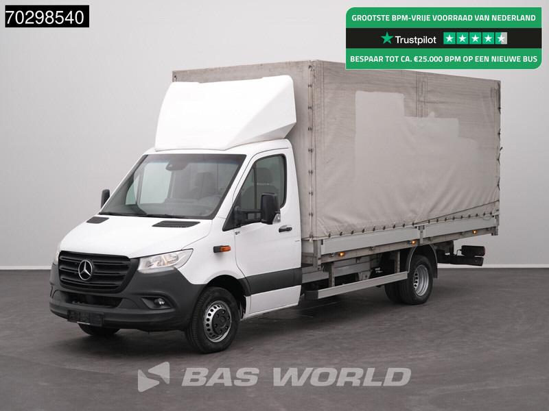 Mercedes-Benz Sprinter 519 CDI 3.0L V6 Automaat 484cm Dubbellucht Huif Bakwagen 190PK Airco Cruise Euro6 Meubelbak Koffer Pritsche Plane Airco Cruise c - Curtain side van: picture 1 Mercedes-Benz Sprinter 519 CDI 3.0L V6 Automaat 484cm Dubbellucht Huif Bakwagen 190PK Airco Cruise Euro6 Meubelbak Koffer Pritsche Plane Airco Cruise c - Curtain side van: picture 1