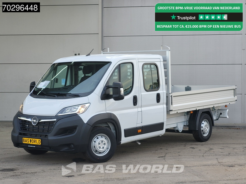 Opel Movano 140PK Dubbel Cabine Open Laadbak Airco Cruise Euro6 Pritsche Pickup Open Box Airco Cruise control - Open body delivery van: picture 1 Opel Movano 140PK Dubbel Cabine Open Laadbak Airco Cruise Euro6 Pritsche Pickup Open Box Airco Cruise control - Open body delivery van: picture 1